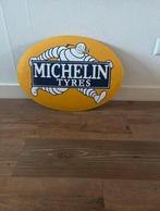 Michelin tyres emaille reclame bord, Enlèvement ou Envoi
