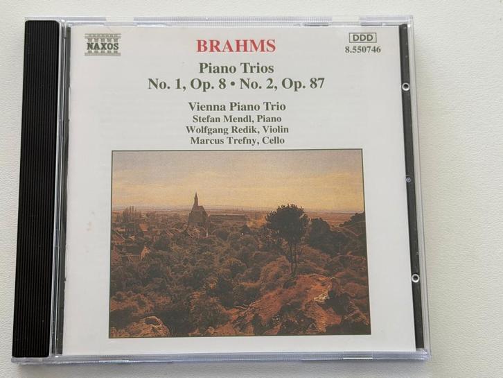 Brahms – Piano Trios No. 1, Op. 8 · No. 2, Op. 87, Cd's en Dvd's, Cd's | Klassiek, Gebruikt, Ophalen of Verzenden