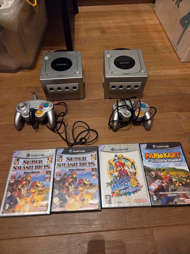 Gamecube + Mariokart, sunshine en smash, Games en Spelcomputers, Spelcomputers | Nintendo GameCube, Ophalen