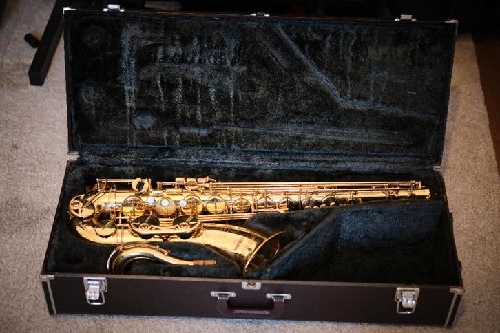 Yamaha YTS-62 „Purple Logo” tenorsaxofoon, Muziek en Instrumenten, Blaasinstrumenten | Saxofoons, Gebruikt, Tenor, Met koffer