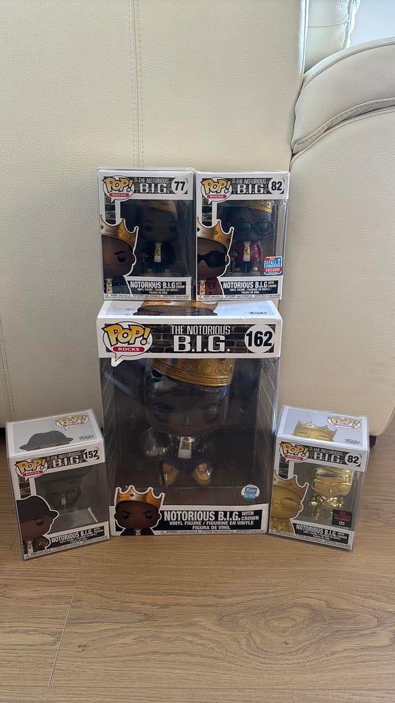 Funko pops the notrious B.I.G, Collections, Jouets miniatures, Enlèvement, Comme neuf