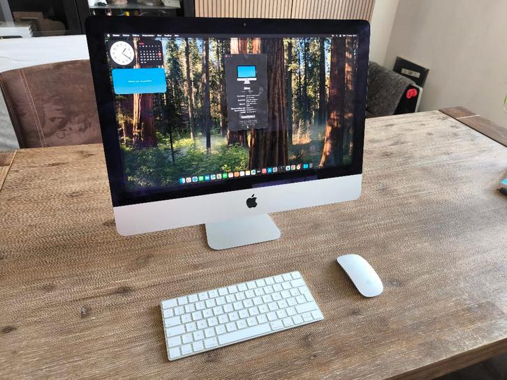 iMac 21,5" – SSD rapide – Clavier + souris Apple, Informatique & Logiciels, Apple Desktops, Comme neuf, iMac, HDD et SSD, Moins de 2 Ghz