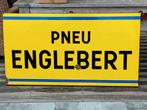 Groot vintage emaille reclamebord ENGLEBERT, Verzamelen, Ophalen, Reclamebord