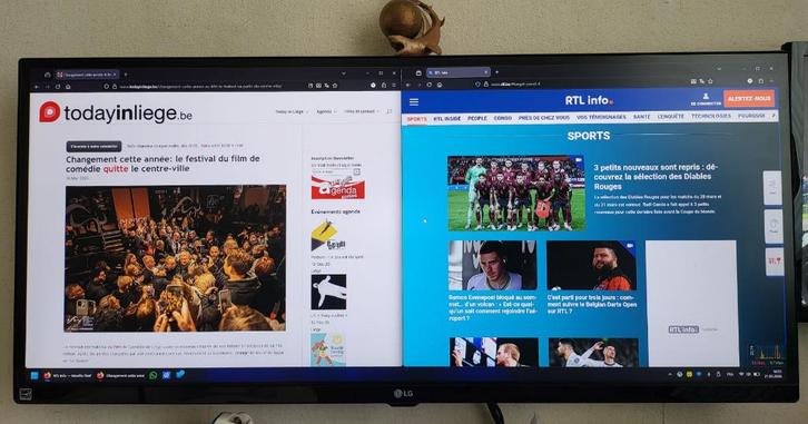 Moniteur UltraWide LG 34UM67-P, Informatique & Logiciels, Moniteurs, Utilisé, Ultrawide, Ultra HD (4K), Enlèvement