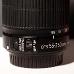 canon efs 55-250 IS V2 complément idéal 18-55, TV, Hi-fi & Vidéo, Enlèvement, Comme neuf, Téléobjectif, Zoom