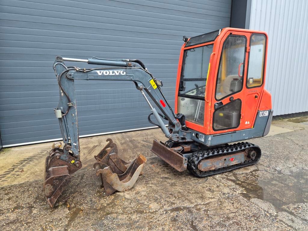 Volvo EC15B Minigraver Graafmachine, Ophalen