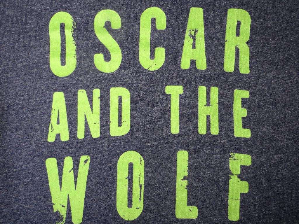 OSCAR AND THE WOLF - INFINITY TOUR T-SHIRT MAAT SMALL, Oscar and the wolf, Verzenden, Zo goed als nieuw, Grijs