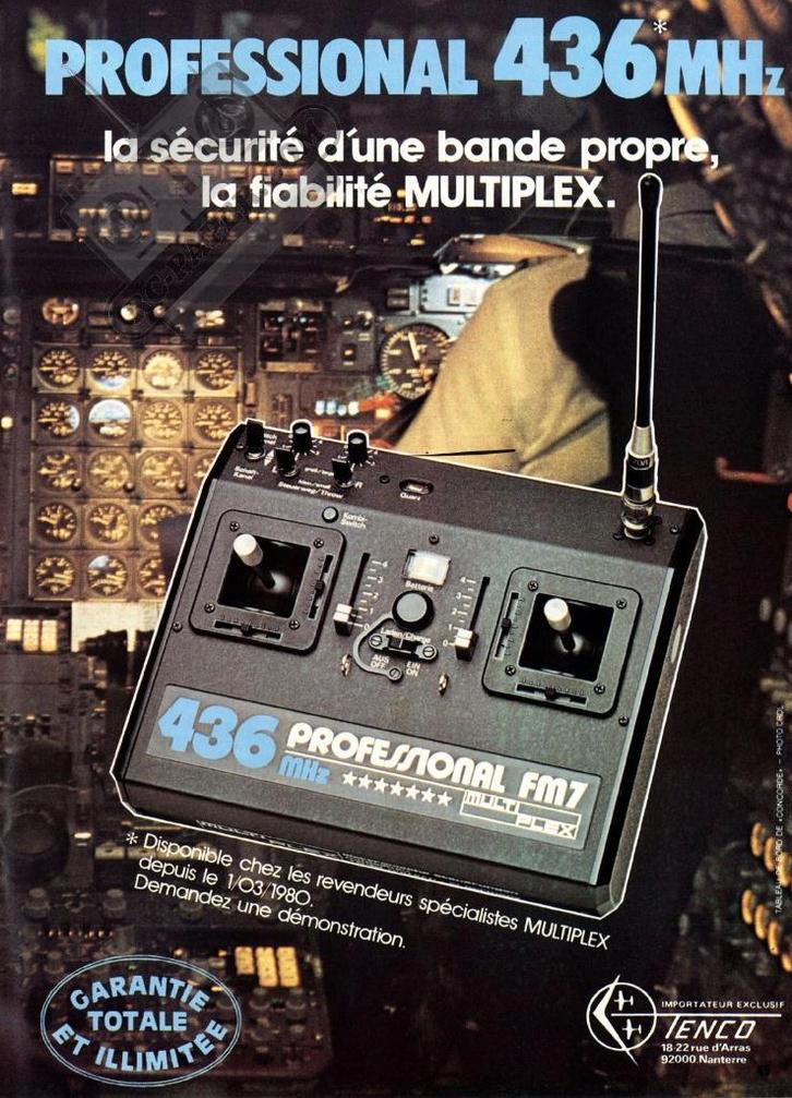 RC Multiplex FM7 professional UHF 434 436 Mhz set **NIB**, Hobby en Vrije tijd, Modelbouw | Radiografisch | Overige, Nieuw, Verzenden