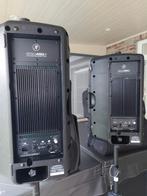 2x mackie srm 450 + mackie hoezen + statieven + kabels, Ophalen