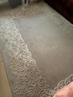 Licht grijs tapijt met wit 158cm x236 cm zie foto's, Enlèvement, Comme neuf, Gris