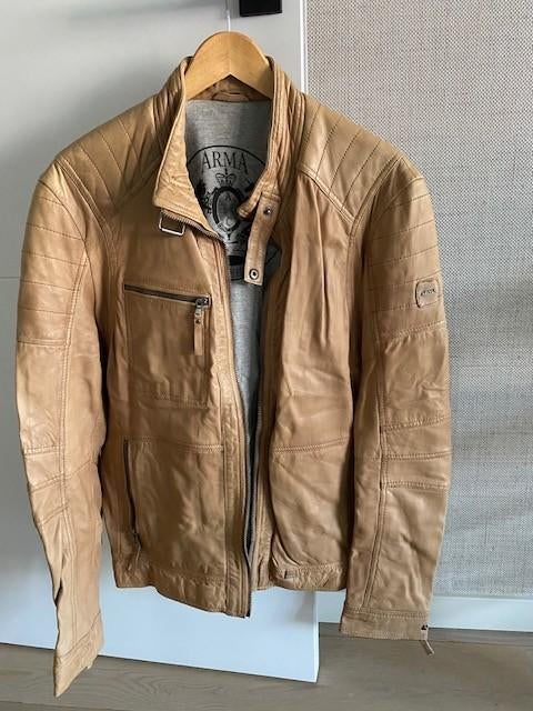 heren jas, Kleding | Heren, Jassen | Zomer, Ophalen, Gedragen, Maat 52/54 (L), Beige