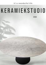 NIEUWE ronde tuintafel VOLKERAMIEK dia150cm, Tuin en Terras, Ophalen, Rond, Metaal