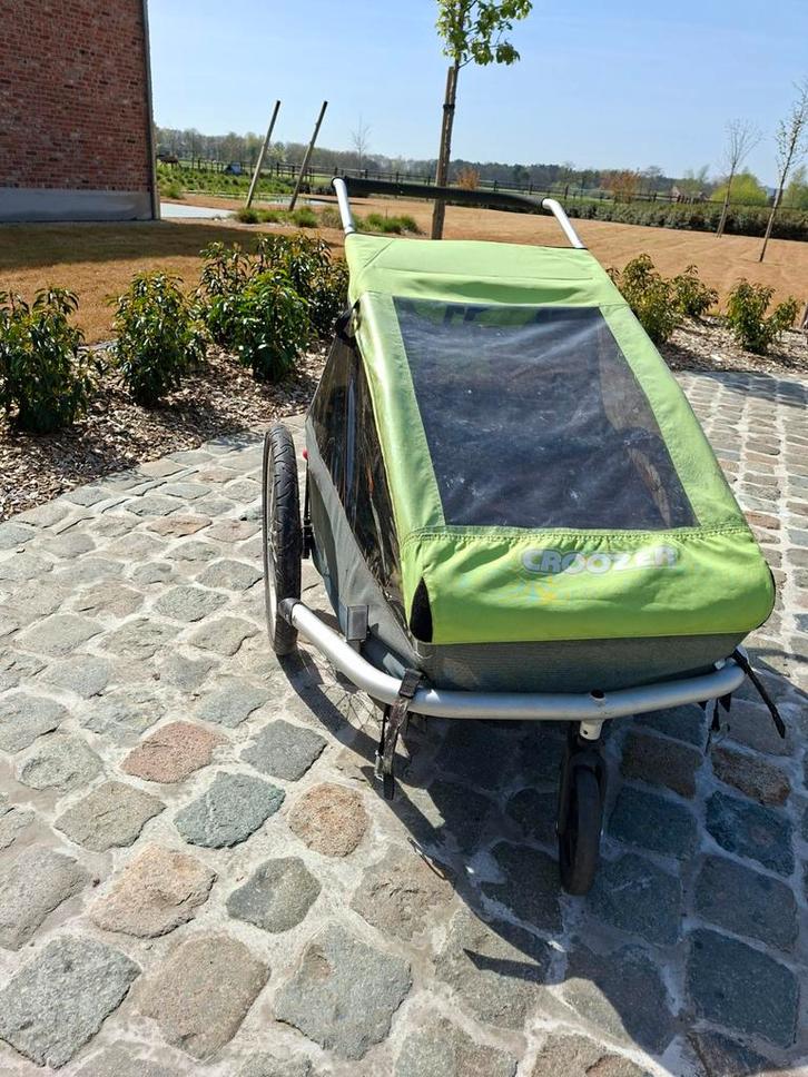 Croozer fietskar met veel extra's, Vélos & Vélomoteurs, Accessoires vélo | Remorques, Utilisé, Vélo suiveur, Pliable, Enlèvement