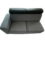 Montèl  2-zit Sofa – Grijs/Zwart – Topstaat, Huis en Inrichting, Ophalen, Vierpersoons of meer, Hoekbank, Stof