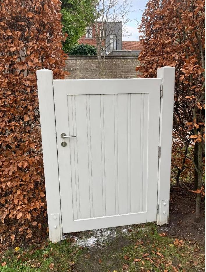 padouk poort deurtje, Tuin en Terras, Tuinpoorten, Gebruikt, Ophalen