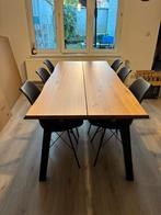 Eettafel met 6 stoelen JYSK, Huis en Inrichting, Ophalen, Gebruikt, Vijf personen of meer