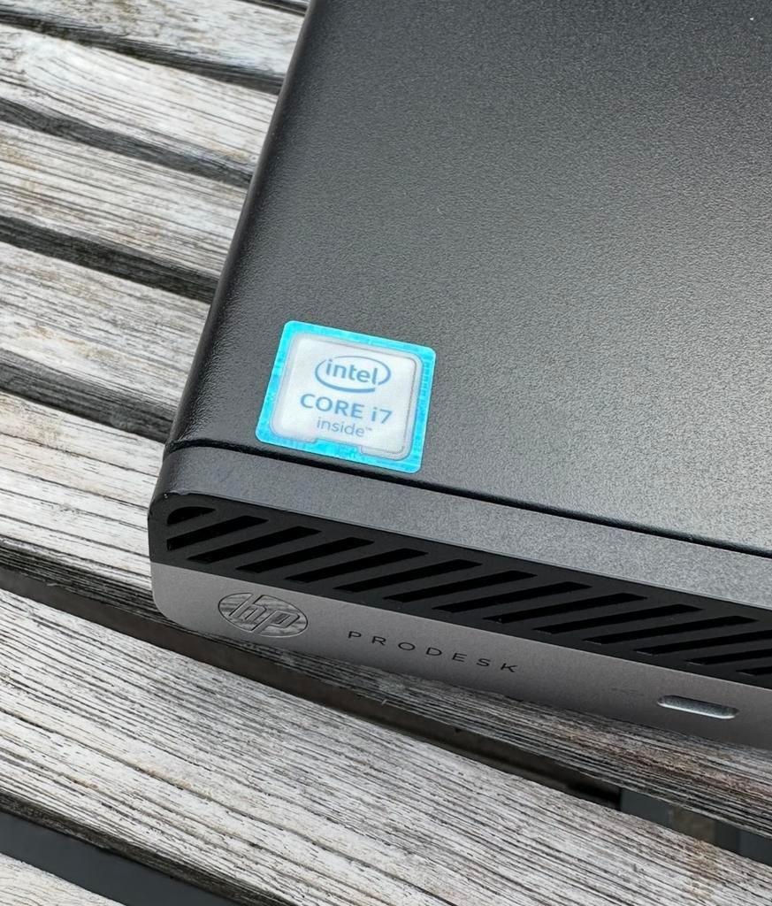 Kleine, stille en snelle HP prodesk 600/g3 mini te koop, Informatique & Logiciels, Ordinateurs de bureau, Comme neuf, Enlèvement