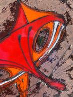 Vintage keramieken art-deco wandpaneel van André Bayer, Enlèvement, Maison et Meubles