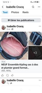 Cartable Kipling + plumier grand format