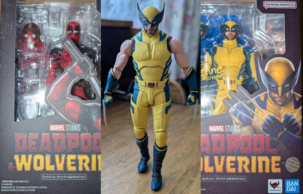 Bandai S.H.Figuarts Deadpool & Wolverine + addon, Verzamelen, Beelden en Beeldjes, Zo goed als nieuw, Verzenden