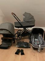 Cybex Priam - Poussette 3-en-1 gris Manhattan, Enfants & Bébés, Enlèvement, Comme neuf, Poussette