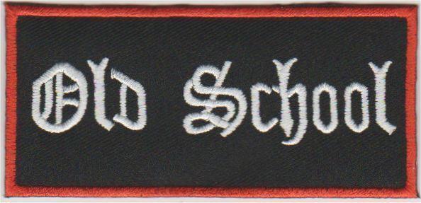 Old School stoffen opstrijk patch embleem #1, Motoren, Accessoires | Overige, Nieuw, Verzenden
