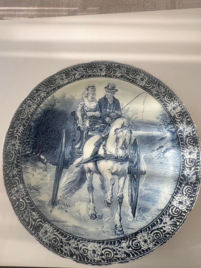 Grote BOCH Belgium wandbord, Antiek en Kunst, Ophalen