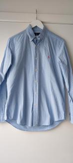 Polo Ralph Lauren gingham-check overhemd lange mouwen Small, Ophalen of Verzenden, Blauw