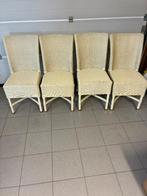 Stoelen, Huis en Inrichting, Ophalen, Wit, Riet of Rotan, Zo goed als nieuw