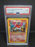 Ho-oh Holo Neo Revelation PSA 9, Hobby en Vrije tijd, Ophalen of Verzenden, Zo goed als nieuw