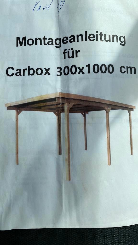 /luifel 300/1000/290h hout in bouwpakket + plattegrond, Doe-het-zelf en Bouw, Hout en Planken, Zo goed als nieuw, Grenen, Geïmpregneerd