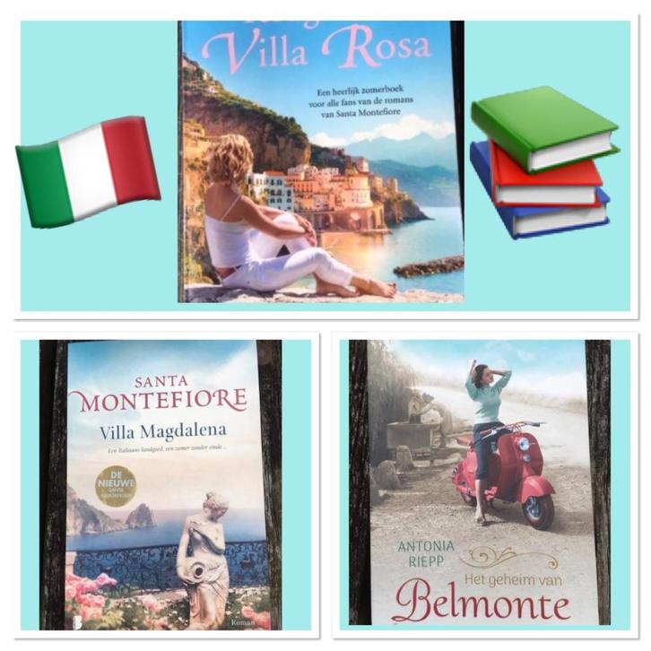 Set 3 romans in Italië @ 10 € ipv 15 €, Boeken, Romans, Zo goed als nieuw, Europa overig, Ophalen of Verzenden
