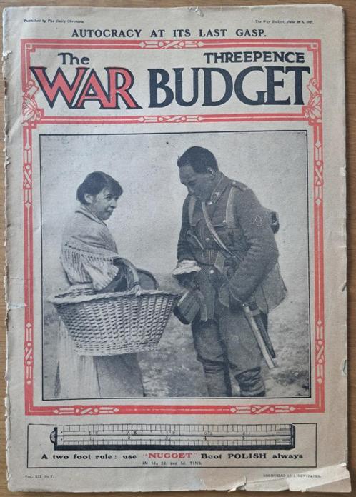 Le magazine britannique The War Budget, Collections, Objets militaires | Seconde Guerre mondiale, Autres, Enlèvement ou Envoi