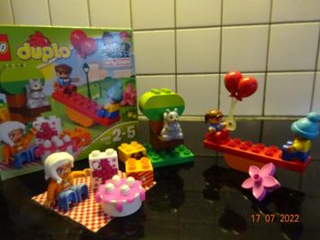 LEGO DUPLO Verjaardagspicknick - 10832 VOLLEDIG*PRIMA STAAT*, Ophalen of Verzenden, Complete set, Duplo