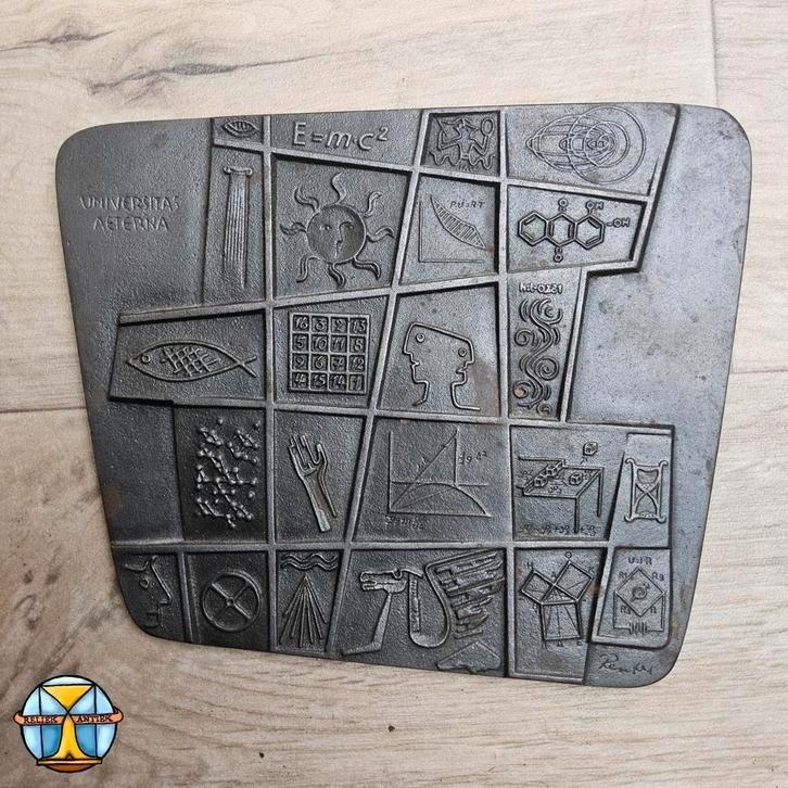 Affiche ancienne de l'Universitas Aeierna Erich Fritz Reuter, Antiquités & Art, Curiosités & Brocante, Enlèvement ou Envoi