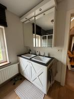 Badkamermeubel met Spiegelkast, Ophalen, Gebruikt, 100 tot 150 cm, Minder dan 100 cm