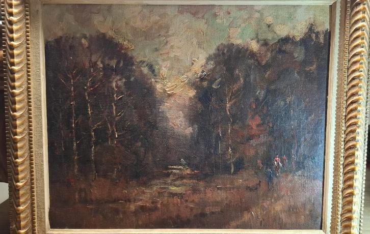reverie d'automne (herfst mijmering) Paul Hermans, Antiek en Kunst, Kunst | Schilderijen | Klassiek, Ophalen