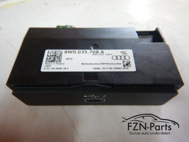 Audi A4 8W USB-C Aansluiting Poort, Auto-onderdelen, Elektronica en Kabels, Gebruikt, Ophalen of Verzenden