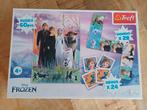 Frozen puzzel 60 stukjes, memory en domino, Kinderen en Baby's, Ophalen of Verzenden, Meer dan 50 stukjes, Gebruikt, 4 tot 6 jaar