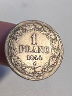 België 1 Franc 1844 * zilver, Ophalen of Verzenden, Zilver
