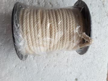 5mm dik gevlochten koord gebroken wit GC0525BL beschikbaar voor biedingen