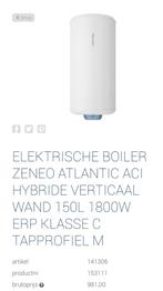 Boiler elektrisch, Bricolage & Construction, Chauffe-eau & Boilers, Boiler, Enlèvement, Neuf, 100 litres ou plus