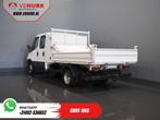 Iveco Daily 35C14D 2.3 140 pk Aut. ZF DC Dubbel Cabine 6 Per, Auto's, Bestelwagens en Lichte vracht, Automaat, Iveco, Wit, Diesel