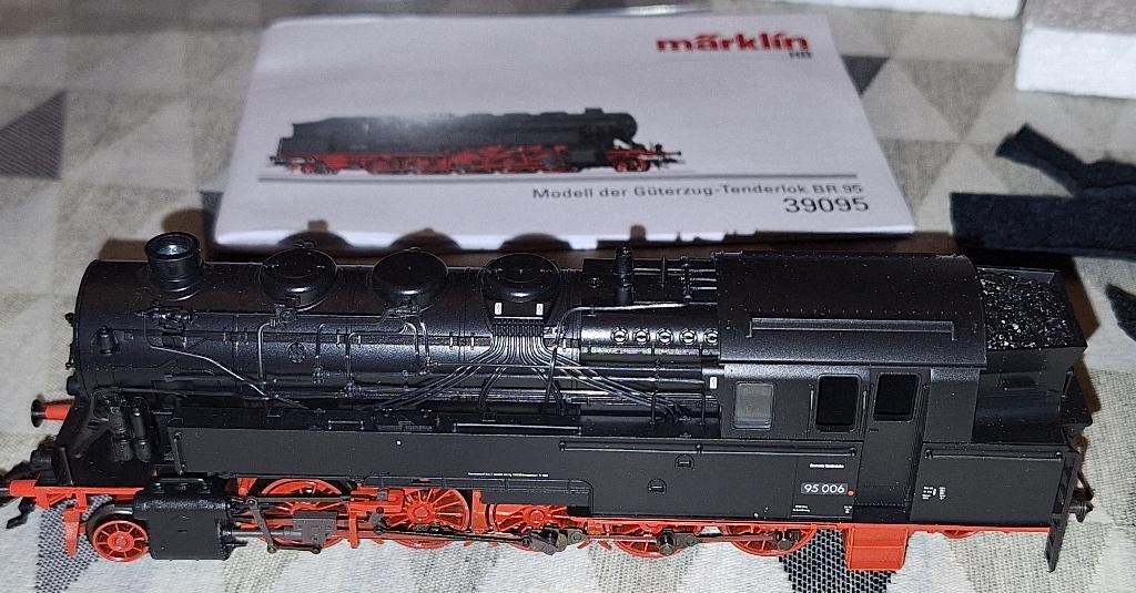 Märklin HO 39095 stoomloc BR95 van de DB, Enlèvement ou Envoi, Comme neuf, Locomotive, Märklin