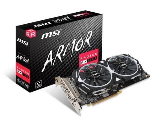 2 x MSI RX 580 8GB Armor OC, Computers en Software, Videokaarten, Zo goed als nieuw, AMD, HDMI, DisplayPort, DVI, Ophalen of Verzenden