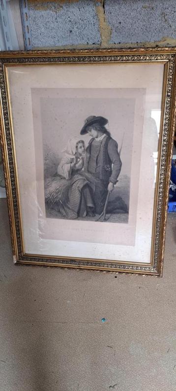 antiek schilderij beschikbaar voor biedingen