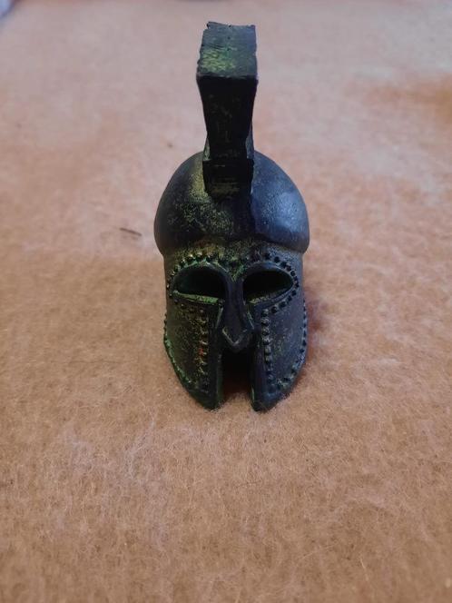 Compact Metalen Korintische Helm Replica - Antieke Look!, Verzamelen, Beelden en Beeldjes, Zo goed als nieuw, Mens, Ophalen
