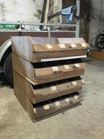 4 grote houten magazijn bakken, Doe-het-zelf en Bouw, Ophalen, Gebruikt