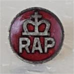SP0197 Speldje RAP, Collections, Broches, Pins & Badges, Utilisé, Enlèvement ou Envoi