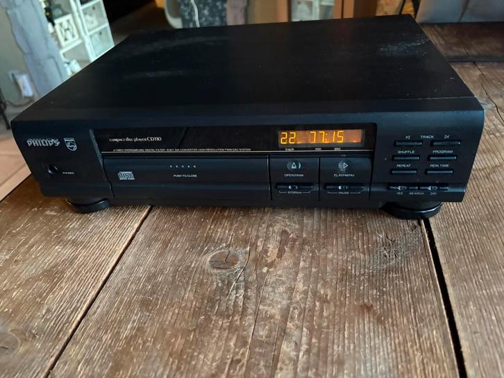 LECTEUR CD VINTAGE PHILIPS CD 110 (1989) fonctionne super., TV, Hi-fi & Vidéo, Lecteurs CD, Comme neuf, Philips, Enlèvement